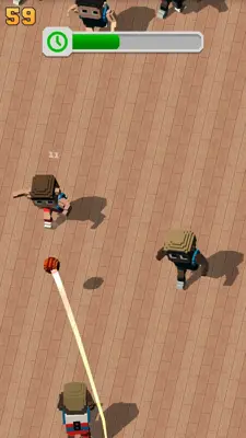 Blocky Basketball android App screenshot 2